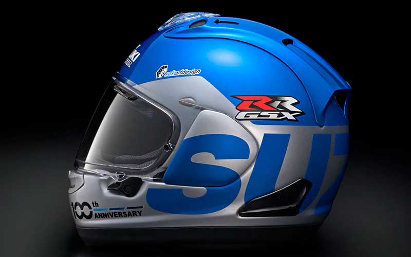 100 años de Suzuki | Aquí el casco conmemorativo