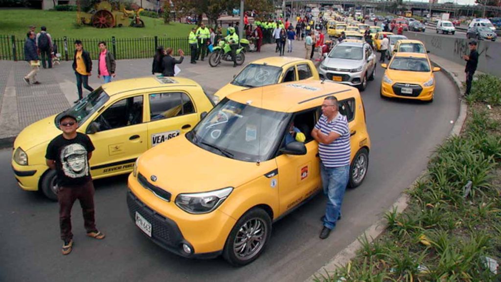 Taxis en Bogotá