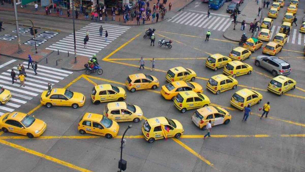 Taxis en Bogotá