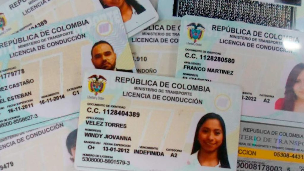 Licencias de conducción